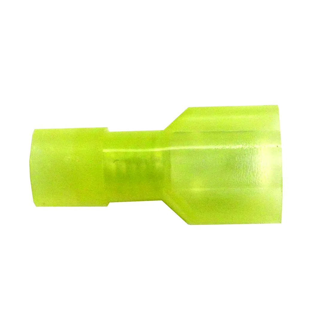 80258 – WIRTHCO Wire Terminal End, 1/4 Inch Fully Insulated Male Quick Disconnect 12-10 Gauge Wire Case Of 100